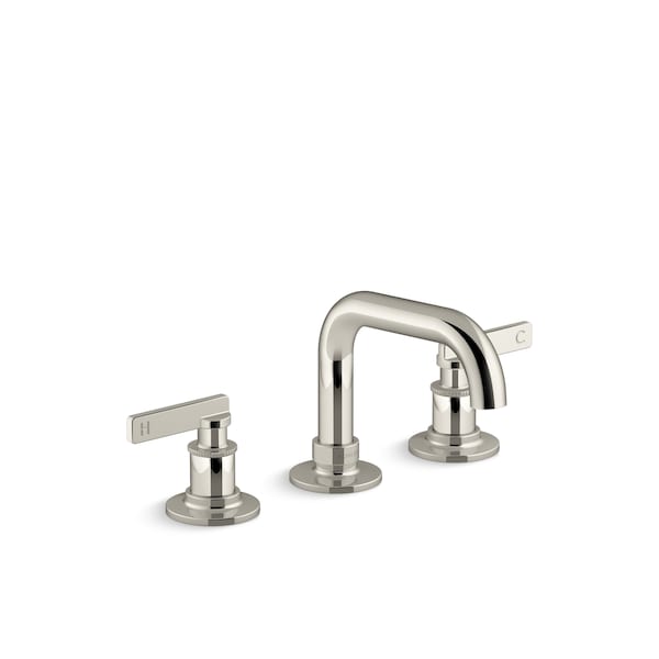Widespread Bathroom Sink Faucet 0.5 GPM in Vibrant Polished Nickel
